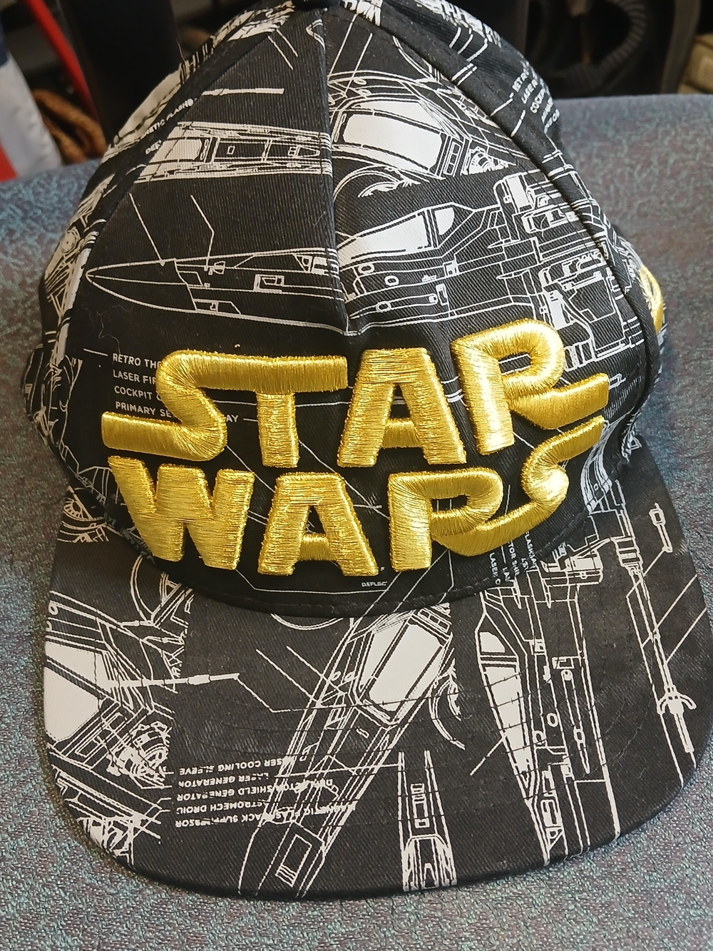 Star Wars Black & Gold Embroidered Cap